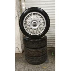 15"Origineel VW BBS 4x100 Golf/Polo/Corsa/Yaris/Mazda Enz.!!