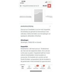 Hoppekids bedlade wit compleet nieuw