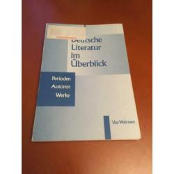 Deutsche Literatur im Uberblick-Duits literatuurboek VWO 5/6