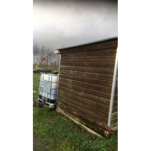 Schuurtje 2.90 bij 2.50 hoog 2.20