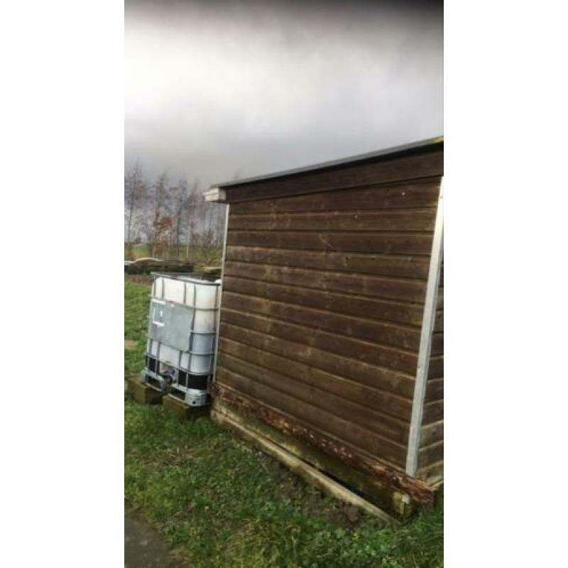 Schuurtje 2.90 bij 2.50 hoog 2.20