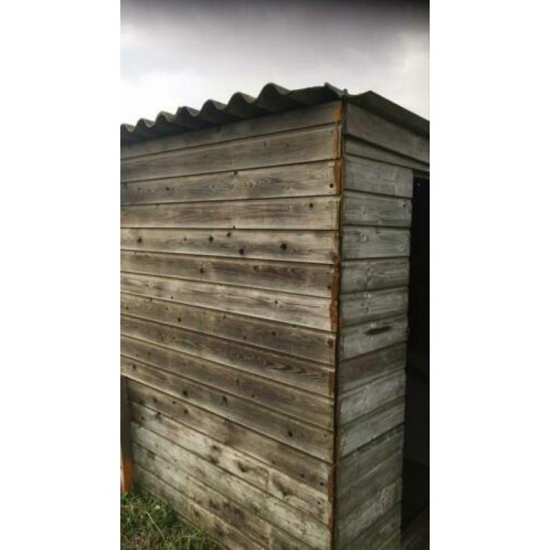 Schuurtje 2.90 bij 2.50 hoog 2.20