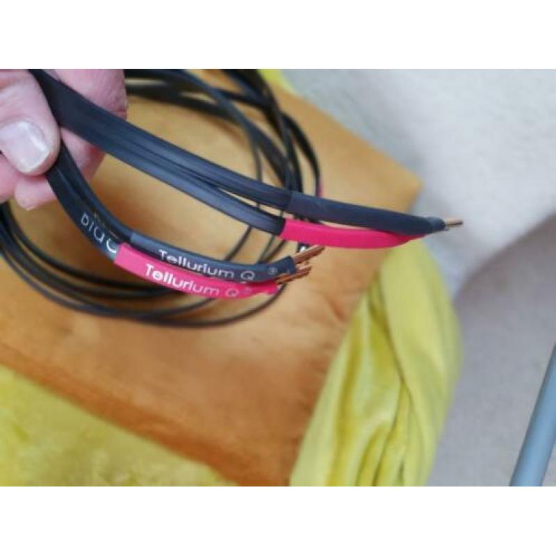 Tellurium Q Black 2 luidspreker kabel 2 X 2 meter