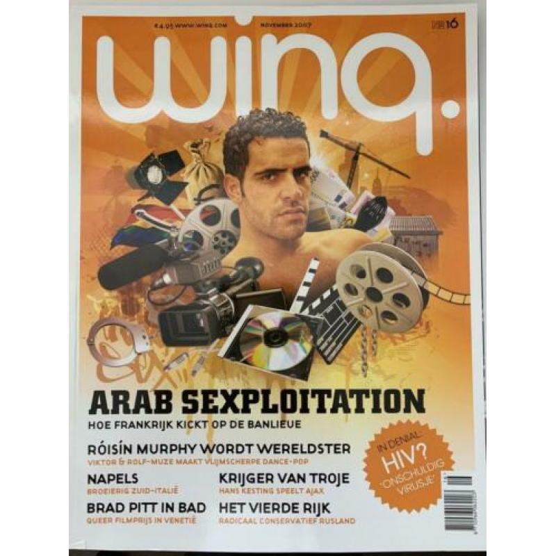 4x Winq magazine tijdschrift voor de moderne man