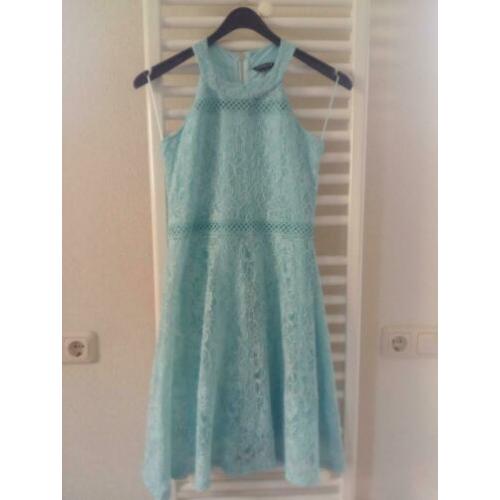 Coolcat mt xs turquoise mintgroen feestjurk galajurk