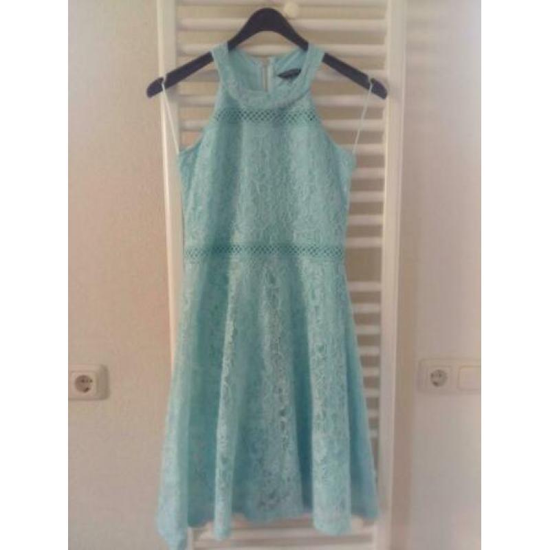 Coolcat mt xs turquoise mintgroen feestjurk galajurk