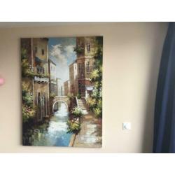 Groot Schilderij, impressionisme, Venetië, olieverf