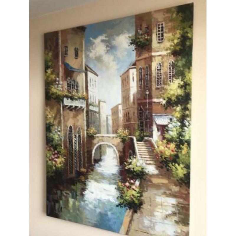 Groot Schilderij, impressionisme, Venetië, olieverf