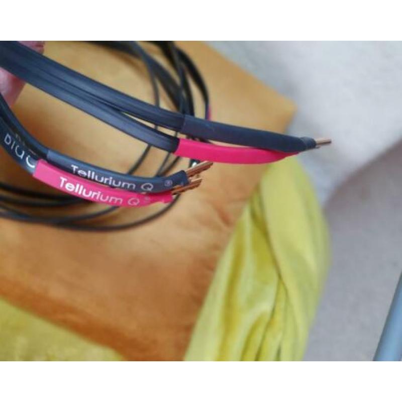 Tellurium Q Black 2 luidspreker kabel 2 X 2 meter
