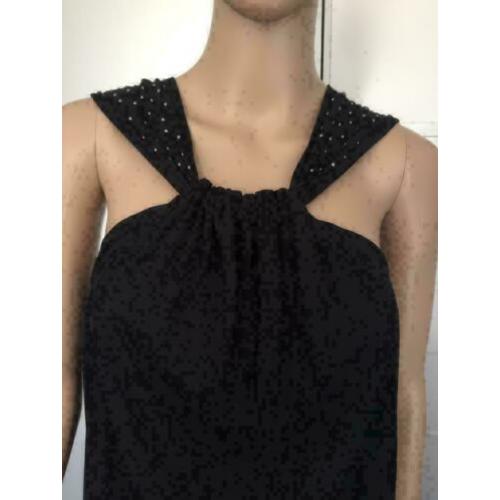 C385 Kilah/Miss Sixty: Maat M=38/40 zwart jurk tuniek