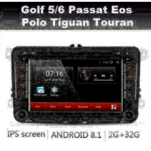 VW Polo Bluemotion navigatie android 8.1 wifi dab+ rns510