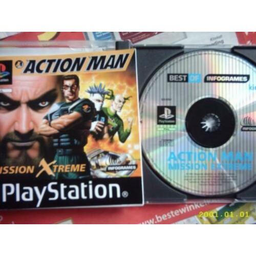 PS1 spel - Action Man - Ghostbusters