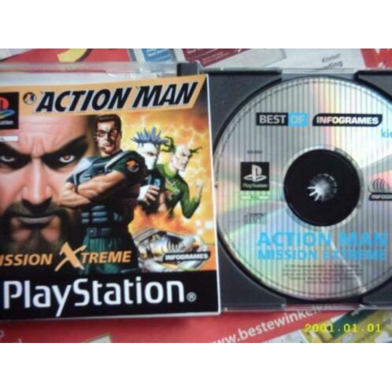 PS1 spel - Action Man - Ghostbusters