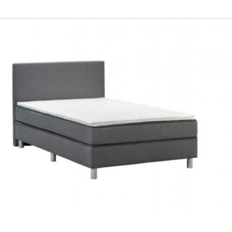 T.E.A.B. Bed/boxspring 120cm twijfelaar. Zie omschrijving!