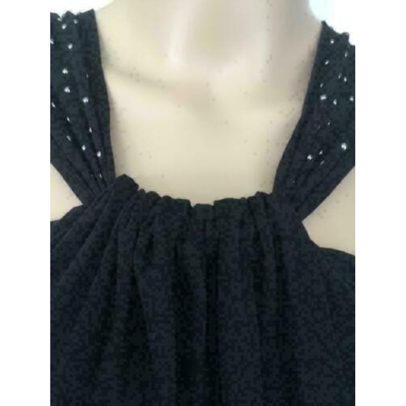C385 Kilah/Miss Sixty: Maat M=38/40 zwart jurk tuniek