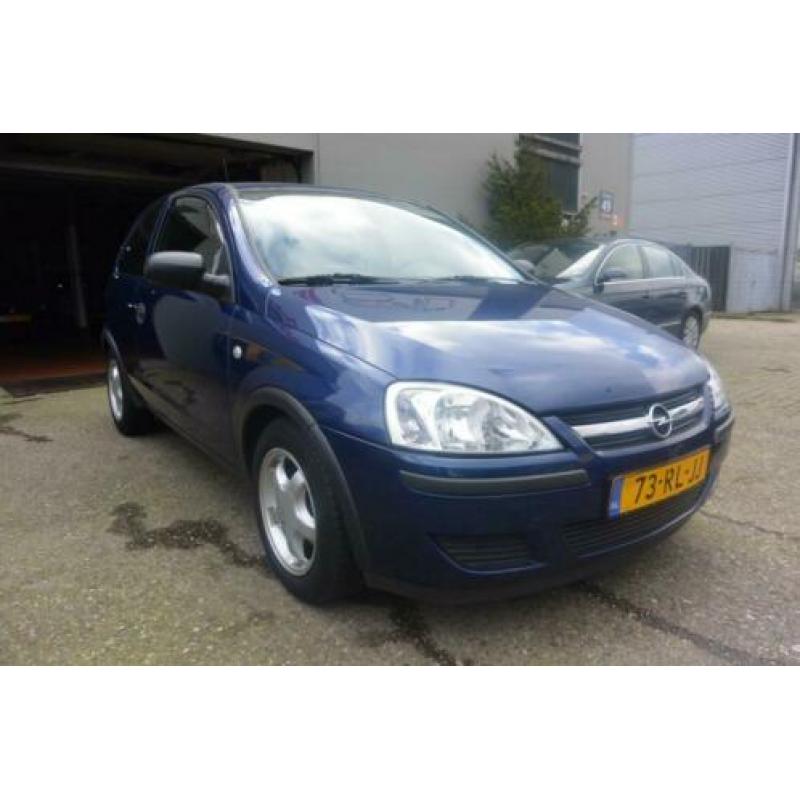 Opel Corsa 1.0 3D 2005 Blauw 135 dkm nap , nwe apk