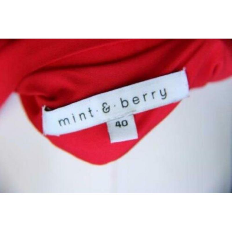 Jurk rood Mint en Berry mt 40 retro