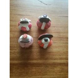 Vier cupcake cupcakes