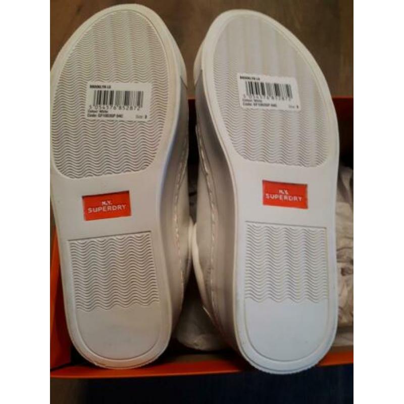 Nieuwe sneakers wit maat 36 Superdry