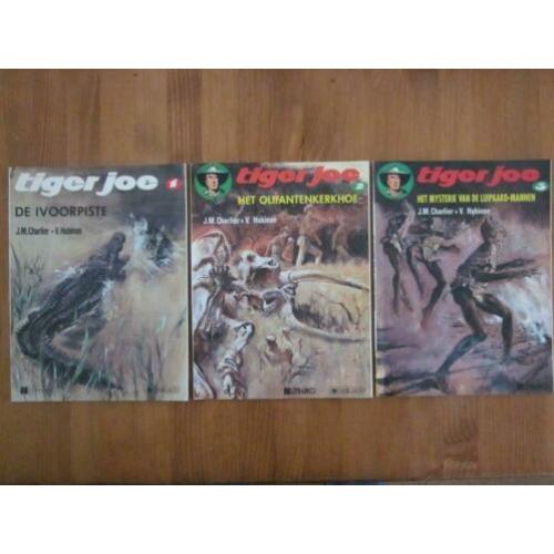 Tiger Joe: Complete set van 3 stripboeken | Victor Hubinon