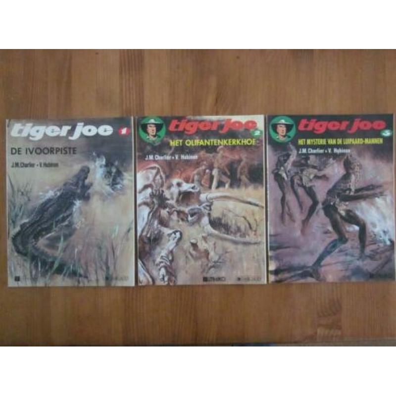 Tiger Joe: Complete set van 3 stripboeken | Victor Hubinon