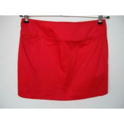 NIEUW Basic STRETCH Rokje kort Fel (Roze)Rood 36 S 34 XS