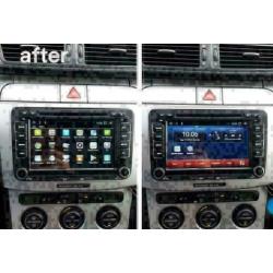 VW Polo Bluemotion navigatie android 8.1 wifi dab+ rns510
