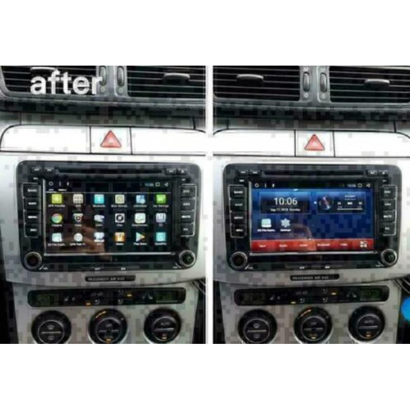 VW Polo Bluemotion navigatie android 8.1 wifi dab+ rns510