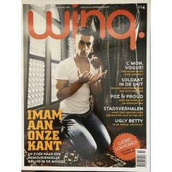 4x Winq magazine tijdschrift voor de moderne man