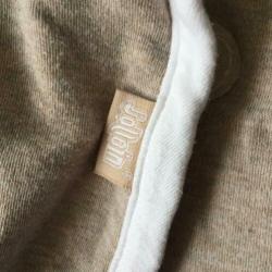 Jollein wikkeldeken / omslagdoek beige - zo goed als nieuw
