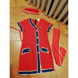 carnaval stewardess jurkje maat 36