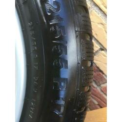 17 inch vw velgen Merano incl winterbanden conti. wintercont