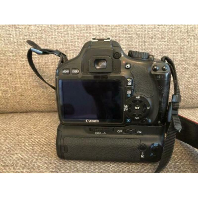 Canon 550d met accessoires