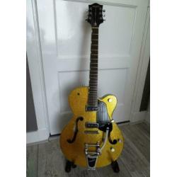 Gretsch Gold Sparkle G5128 , Bigsby , DeArmonds & case !