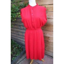 Jurk rood Mint en Berry mt 40 retro