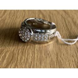 Zinzi zilveren ring mt 54 zgan