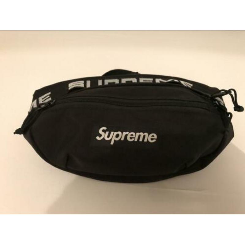 Supreme Waistbag SS18 tas Zwart