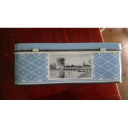 Souvenir blikje Weesp, foto's jaren 50/60 brocante stast