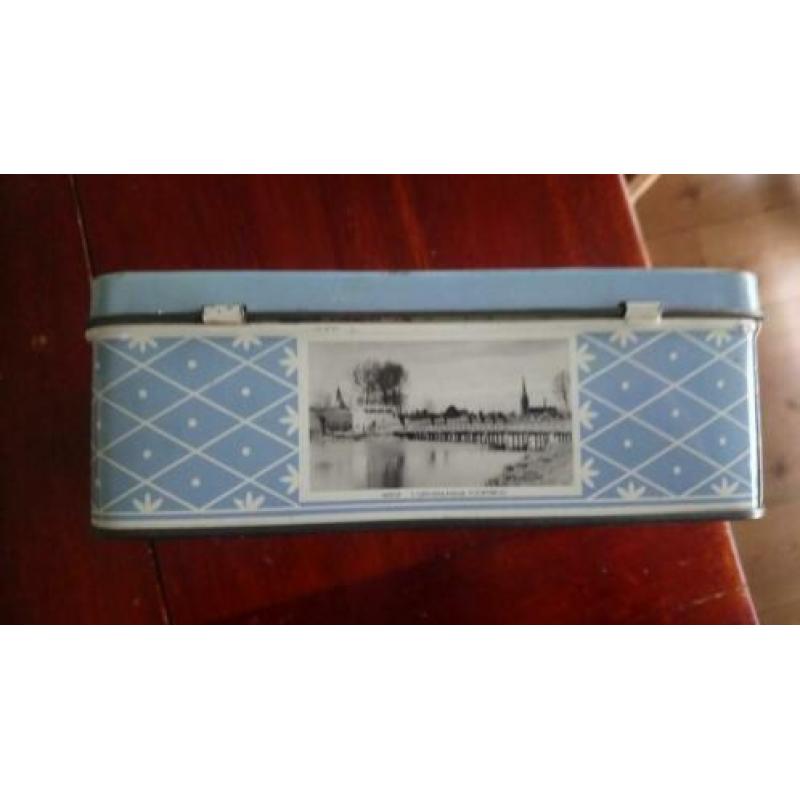 Souvenir blikje Weesp, foto's jaren 50/60 brocante stast