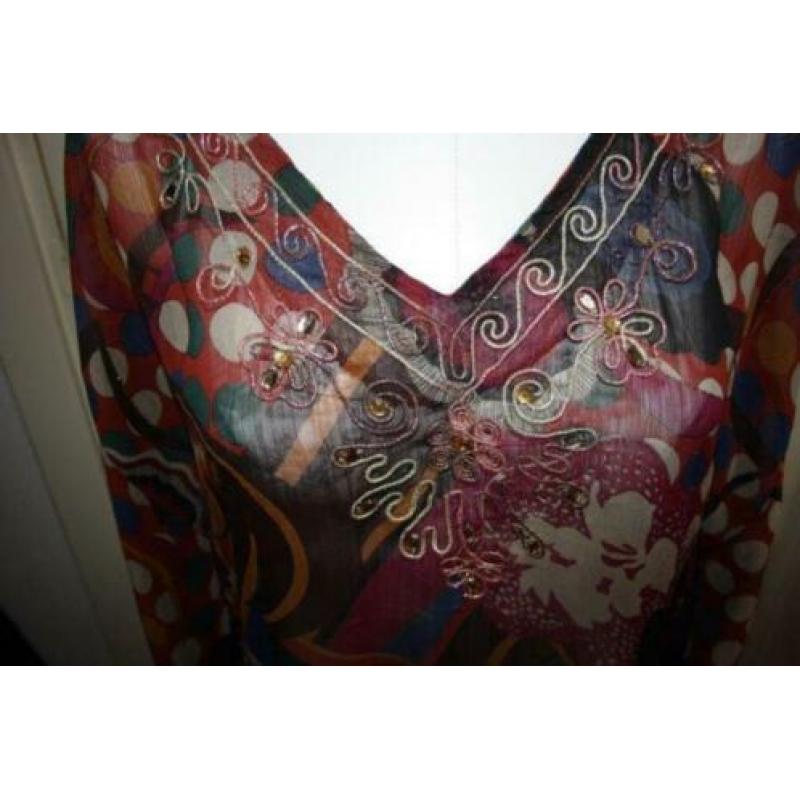 Tuniek gekleurd de Chang mt XXXL OPRUIMING