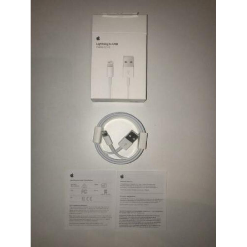 Originele iPhone oplaadkabel 2m+adapter|GRATIS VERZENDING