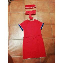 carnaval stewardess jurkje maat 36