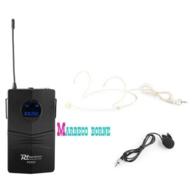 Bodypack microfoon, Headset, Dasspeld microfoon voor PD504