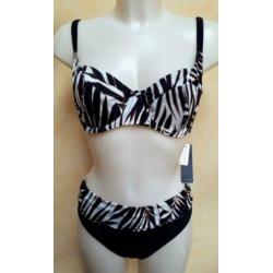 36E Nieuwe zwart witte beugel bikini Fantasie, 36 E