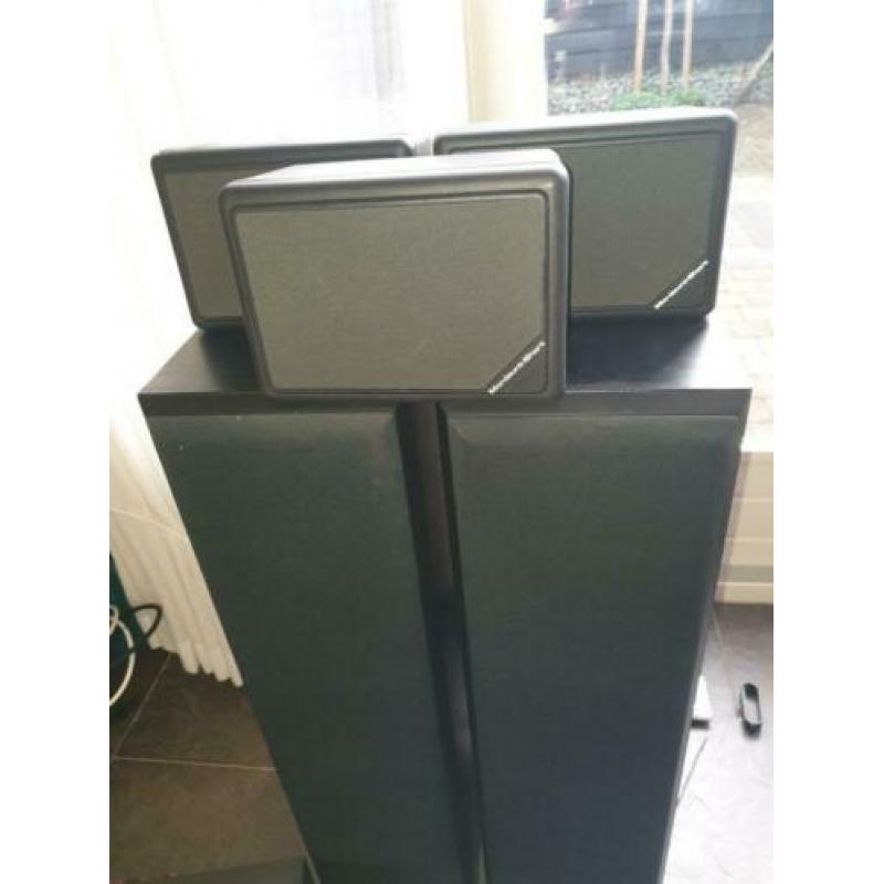 Set boxen surround met 2 boxen met ophangbeugel