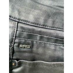 Gave Gstar broek zwart met coating maat W28/L30