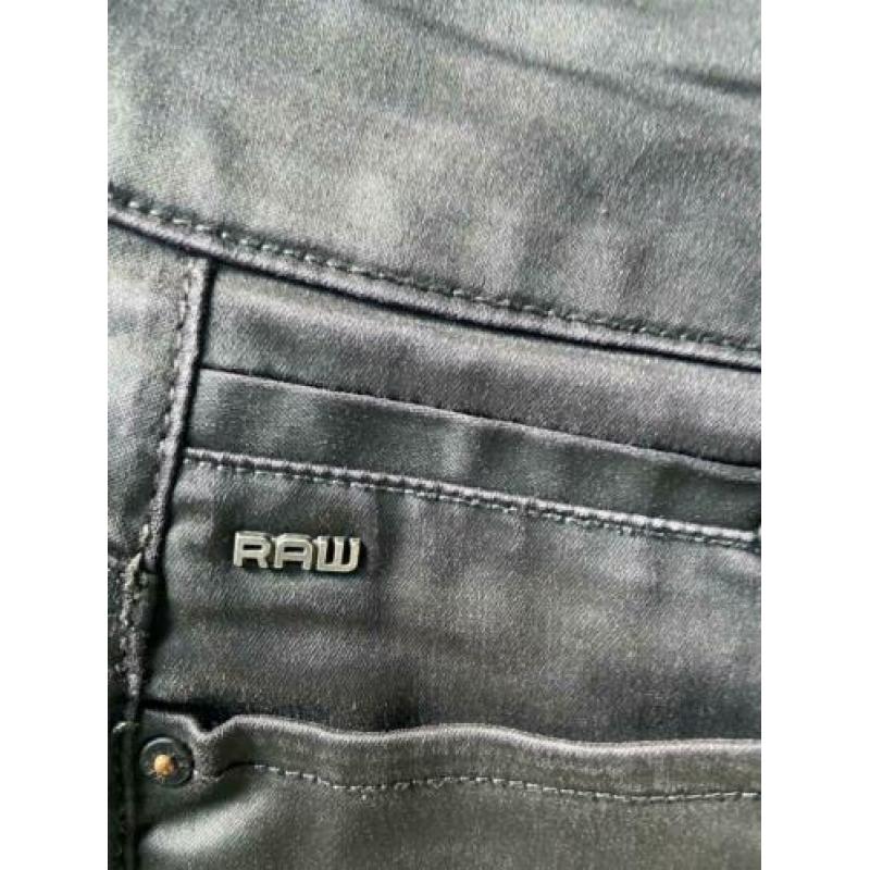 Gave Gstar broek zwart met coating maat W28/L30