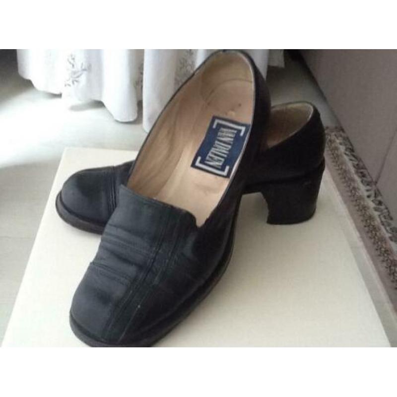 VAN DALEN Lederen Vintage Pumps/Hakken