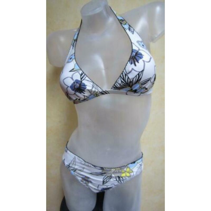 38B Nieuwe wit bloem halter beugel bikini Nickey Nobel 38 B