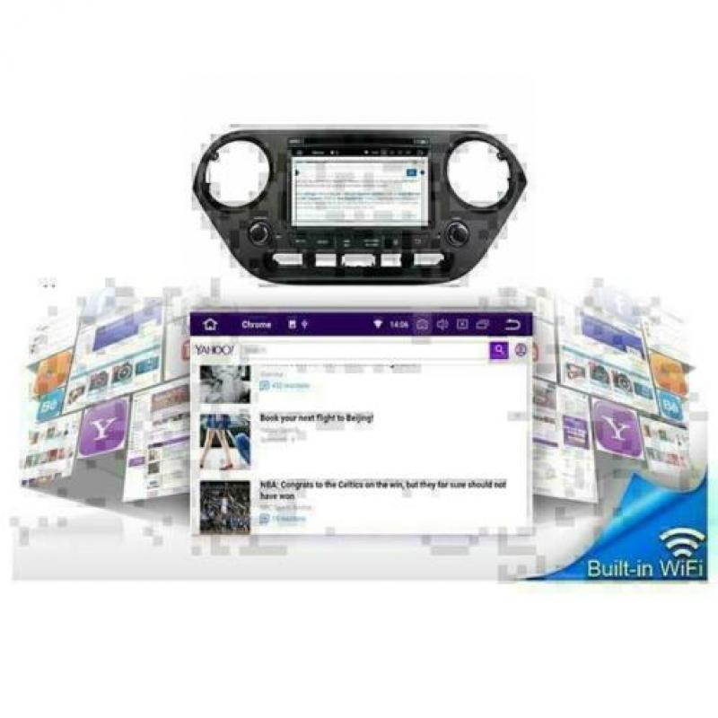 Hyundai i10 radio navigatie android 9.0 bluetooth dab+ wifi